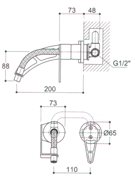 Robinet Mitigeur, Douches, Baignoires, Lavabos