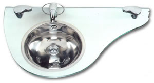 lavabos inox en acier, Lavabos
