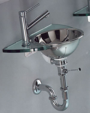 lavabos inox en acier, Lavabos