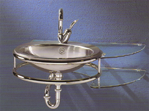 lavabos inox en acier, Lavabos