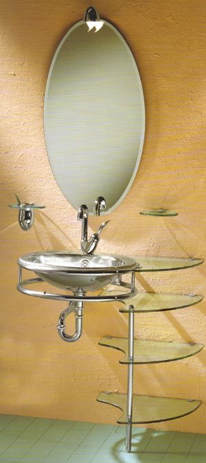 lavabos inox en acier, Lavabos