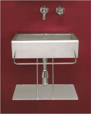 lavabos inox en acier, Lavabos