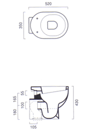 Toilettes Catalano Sistema C