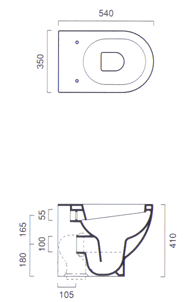 Toilettes Catalano Sistema C