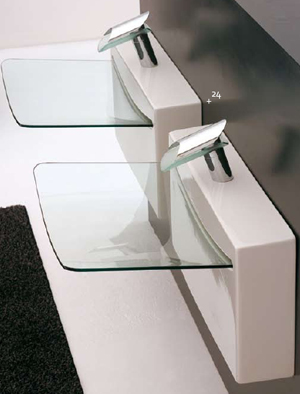 Lavabos Art Ceram Crystal Wall