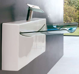 Lavabos Art Ceram Crystal Wall