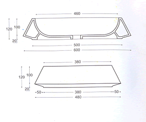 Vasques Ceramica Esedra Flat