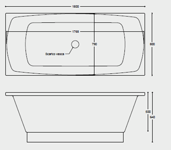 Baignoires Hidra Flat