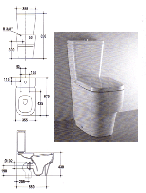 Toilette, Lavabos à poser, Vasques