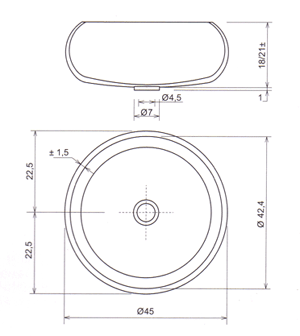 Lavabo Antonio Lupi Bubble