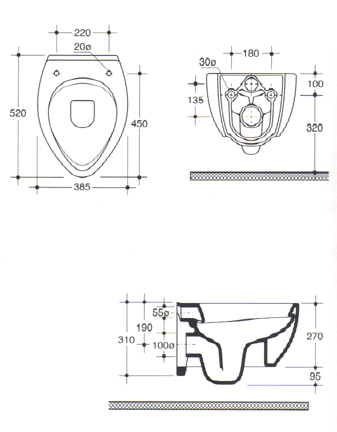 Toilettes Master Ceramiche