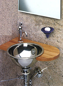 lavabos inox en acier, Lavabos