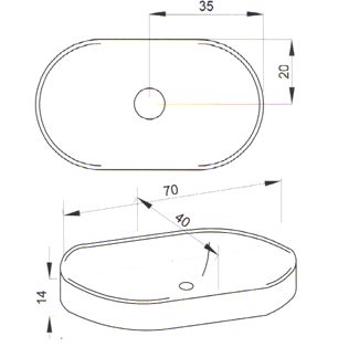 Lavabos Regia Oval