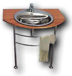 lavabos inox en acier, Lavabos