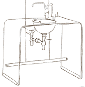 Lavabo Rapsel Coup de Foudre