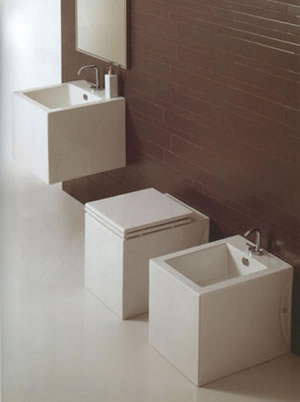 Toilettes, Lavabos à poser, Vasques