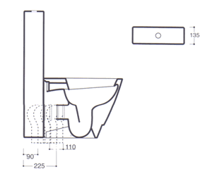 Simas Bohemien Toilette