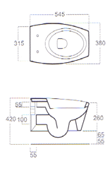 Toilettes, Lavabos à poser, Vasques