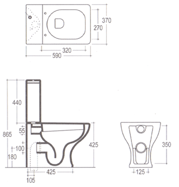 Toilette Vitruvit Dorian