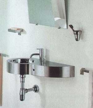lavabos inox en acier, Lavabos