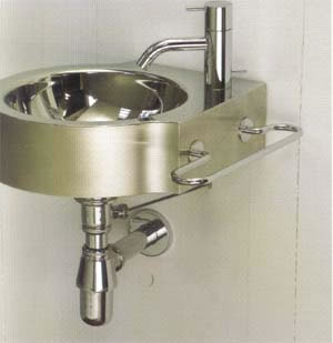 lavabos inox en acier, Lavabos